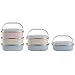 Stainless Steel Leakproof Lunch Box with Lock Container and Insulated Lunch Bag for Adult and Office (3-Tier)