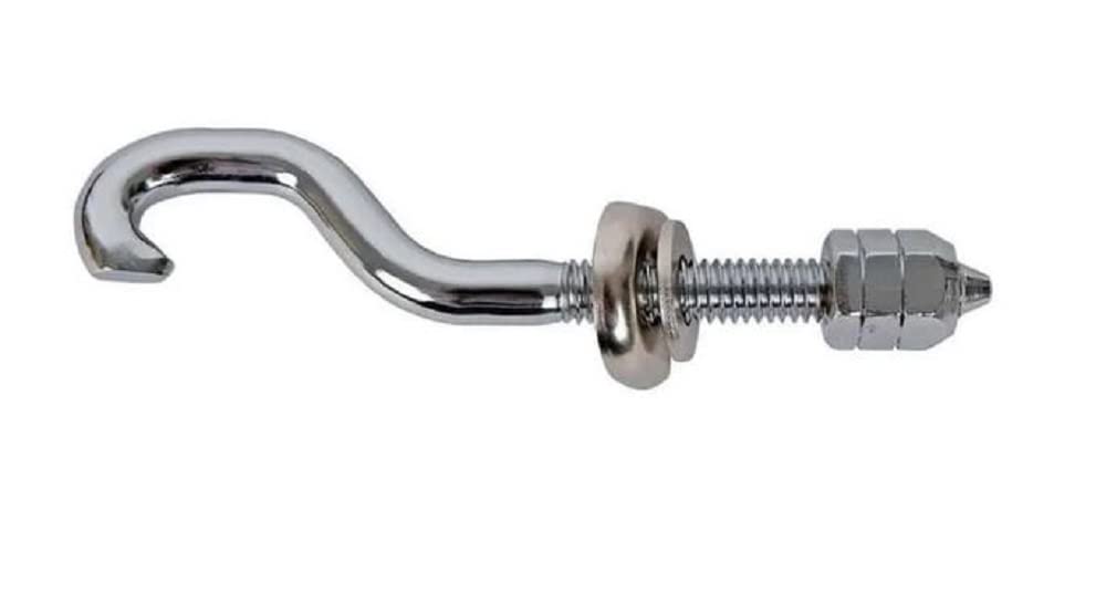 LP Latin Percussion Tension Hook Djembé, for Galaxy - LP - Richie Garcia, 5/16" x 104 mm x 46 mm, Chrome - LP902X