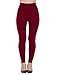 Fleece Lined Leggings Women 6 Pack High Waist Leggings Full Ankle Length Warm Slimming Leggings