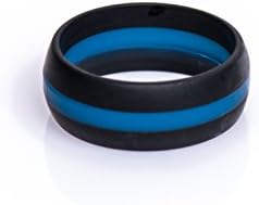 Thin Blue Line Silicone Wedding Band (6)