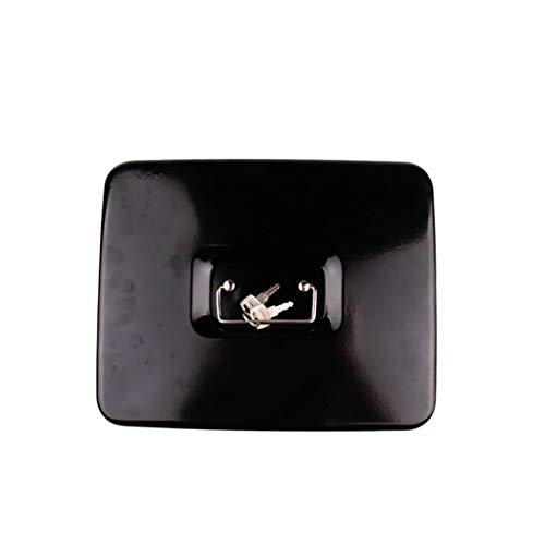 Cash Box,Locking Cash Box with Tiered Money Tray and Key Lock, Black, 0.21 Cubic Feet