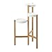 Ikea Plant stand, bamboo, white 1026.17265.2218