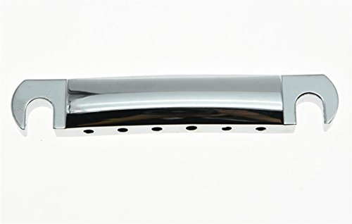 LP Style Guitar Tune-o-Matic Tailpiece Stop Bar for Les Paul SG Chrome