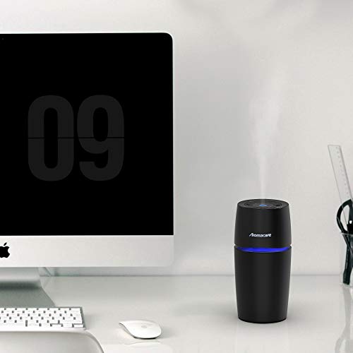 Essential Oil Diffuser for CarAromacare 90ml Essential Oil Diffuser for Car, USB Car Diffuser, Portable Mini Car Cup Diffuser,Humidifier, Perfect Air Freshener for Vehicle, Travel Size, Black