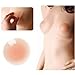 HAKDAY Reusable Silicone Adhesive Nipple Covers Breast Pads Gel Petals Pasties Bra Pad (2 pairs Circular)