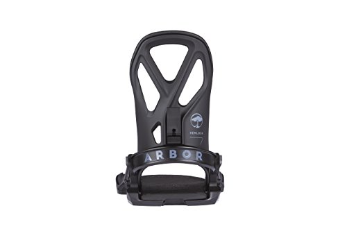 Arbor Hemlock Snowboard Binding 2018 - Men's Black Medium - Thumbnail 2