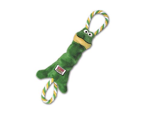KONG Tugger Knots Frog Dog Toy, Medium/Large