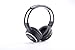 Ouku®4 Pack of Two Channel Folding Rear Music Entertainment System Infrared Headphones Wireless IR Headrest Overhead Roof Mount Monitor DVD Player Head Phones for in Car TV Video Audio Listening