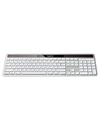 Teclado solar inalámbrico K750 para Mac, de la marca Logitech, Plateado