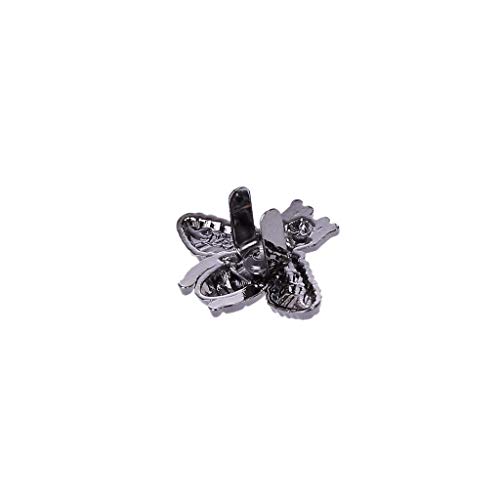 Misright 2 Sets Bee Metal Purse Handba DIY Handbag Shoulder Bag Purse Hardware Accessories (BK) - Thumbnail 2