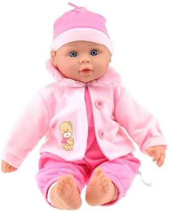Guilty Gadgets 16" Life like Large Size Soft Bodied Baby Doll Girls Boys Toy With Clothes and Hat