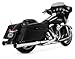 Vance & Hines Eliminator 400 Slip Ons Chrome with Black End Cap 16706