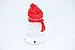 LED Color Changing Snowman with red hat and Scarf