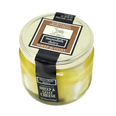 Meredith Dairy Marinated Feta Cheese, 11.3 oz - Premium Whole Foods Sourced, Clean Ingredients No Hydrogenated Fats