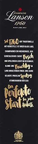 Lanson Black Lable Brut Champagne in Geschenkhülle (1 x 0.75 l) – Bild 5