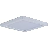 Maxim Wafer-15W 1 LED Flush Mount-6.25 Inches Wide by 0.5 inches high-White Finish