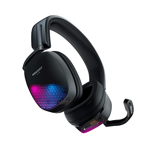 ROCCAT Syn Max Air PC Wireless 3D Audio RGB Gaming Headset