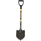 Midwest Rake 49632 Shark Tooth Shovel, 40" Yellow Extended D-Grip
