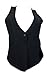eVogues Plus Size Button Up Sleeveless Stretch Vest Black - 1X