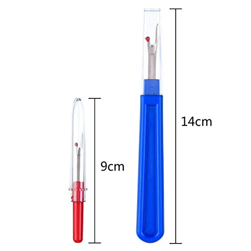 image for Onwon 8 Pieces Seam Rippers with 1 Piece U Scissors, 4 Big and 4 Small