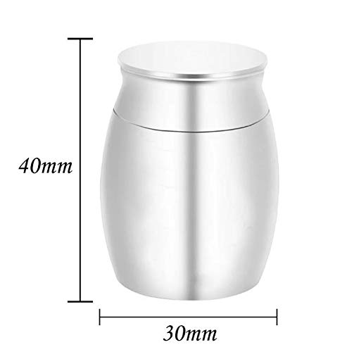 Nothers Small Metal Ashes Keepsake Urns, Mini Urns for Human Ashes, Pet Ashes Keepsake Box