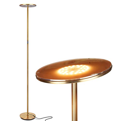 Brightech Sky Flux The Very Brightest Led Torchiere Floor Lamp