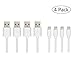 Apple Lightning Cable, Upow Lightning to USB Charging Cable for All Apple Lightning Device, Short 0.2m/7.9inch(4-Pack)