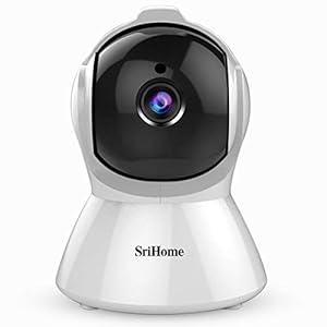Srihome WiFi 1080p FHD 2MP 360° Viewing Area Security Camera