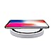 MChoice For iPhone 8/8 Plus/X, New Portable Qi Wireless Power Fast Charger Charging Pad For iPhone 8/8 Plus/X (Black)
