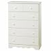 South Shore Furniture, Summer Breeze Collection, 5 Drawer Chest, Vanilla Cream