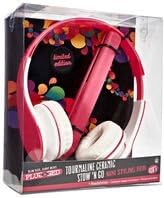 Limited Edition Plugged in Tourmaline Ceramic Stow 'N Go mini styling iron (410 degrees F) + Headphones