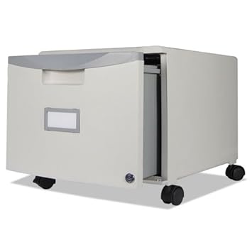 Amazon Com Storex 61263u01c Single Drawer Mobile Filing Cabinet
