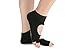 YL trd 5 Pairs of Non Slip Skid Backless Yoga Socks Pilates Barre Toe Socks