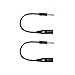 Audio 2000s 1/4 inch TS to XLR Male Audio Cable (1 Feet 2Pack)