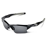 Duduma Polarized Sport Mens Sunglasses for Baseball Fishing Golf Running Cycling with Fashion Women Sunglasses and Men Sunglasses Design Tr566 Flexible Superlight Frame(Black frame, Black lens)