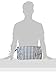 GreenForest Cotton Blend Linen Convenient Collapsible Storage Bin Basket with Totes,Closet Drawer,Blue Strips 14(L) x12(W) x10(H) Inches.