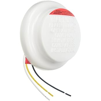 Universal Security Instruments USI-1204 University Security Instruments Electric 1204 Hardwired Ionization Smoke & Fire Alarm | 120-Volt Fast Responding ...