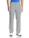 IZOD Men's Flat Front Traditional Slim Fit Basic Microtwill Golf Pant, Deep Silver Nickel, 36W x 30L
