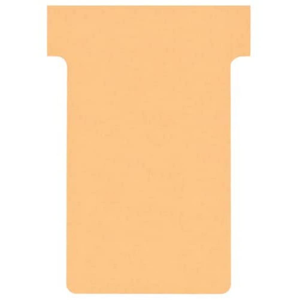 Nobo Cardboard Accessories, T-Cards (100 Pieces) Größe 2 Light Brown