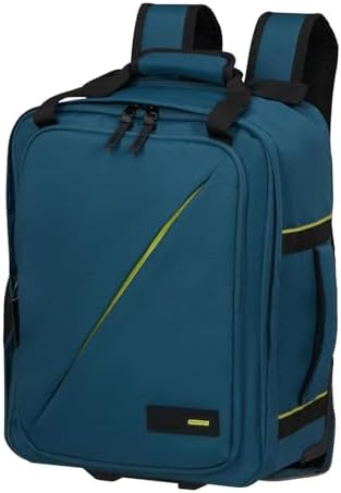 Take2Cabin - Borsa da cabina Ryanair/Wizz Air/Vueling 40 x 30 x 20 cm, 24,5 L, 1,50 kg, Zaino con ruote, Bagaglio a mano, Zaino aereo MS Underseat, Blu (Harbor Blue)