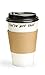 DISPOSABLE 16 ounce COFFEE PAPER HOT CUPS -set of 100, Lids, Cardboard Sleeves, To-Go Coffee Cups- hot or cold travel drink mug for Coffee, Tea and Hot Chocolate - Cuppa Motivation (variety 1)
