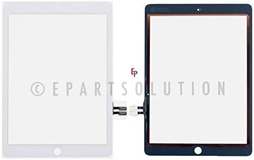 ePartSolution_LCD Display Touch Screen Digitizer Glass Lens for A1893 A1954 iPad 6th Gen 9.7" 2018 Ver. Replacement Part (White)