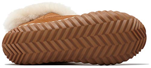 Sorel-Womens-Out-N-About-Bootie-with-Faux-Fur-Collar-Ash-Brown