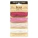 Green Blue and Pink Hemp Twine Mix 20lb Test 1mm Diameter 12 Colors 360 Feet of Cord