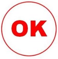 Ok – Timbro autoinchiostrante – 18 mm 5210 timbro: Amazon.it: Cancelleria e  prodotti per ufficio
