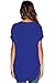 Dearlovers Women Deep V Neck Chiffon Casual Blouse Tops Shirt XX-Large Blue