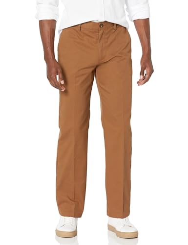 Amazon Essentials Men's Classic-Fit Wrinkle-Resistant Flat-Front Stretch Chino…