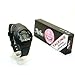 Reflex Water Resistant Digital English Talking Black Strap Alarm Watch TALK01