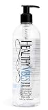 Healthy Vibes Water Based Intimate Lubricant 16 Oz, Stain Free & Condom Safe lube for men, women, and couples