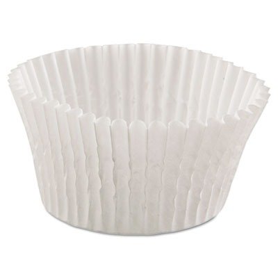 HFM610032 - HOFFMASTER Fluted Bake Cups, 4 1/2amp;quot; Dia X 1 1/4h, White